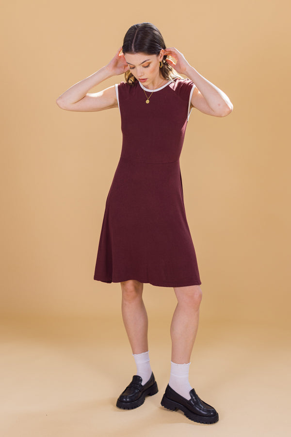 Dress Dylan Maroon