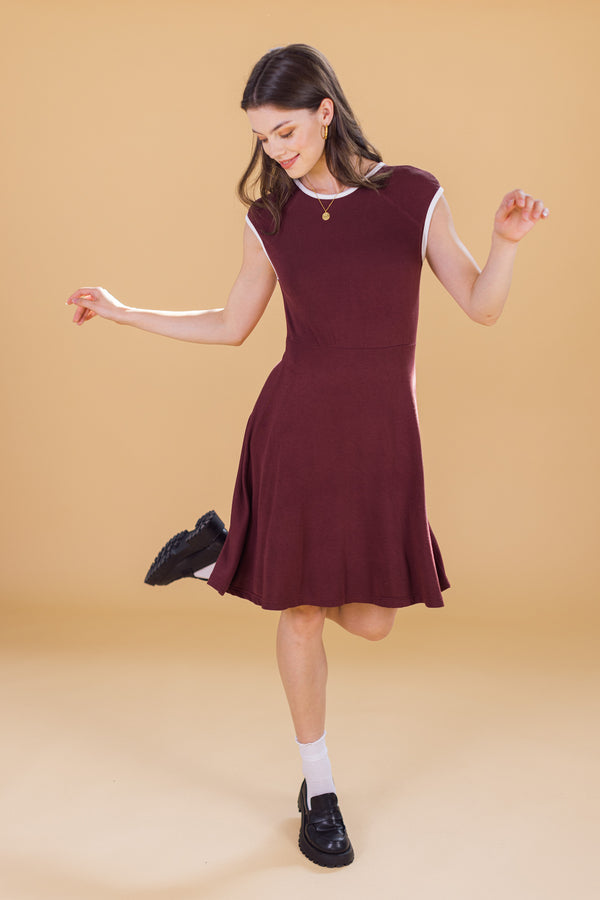 Dress Dylan Maroon