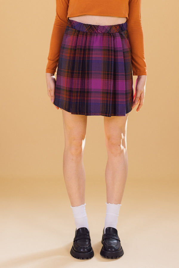 Skirt Jojo Purple plaid