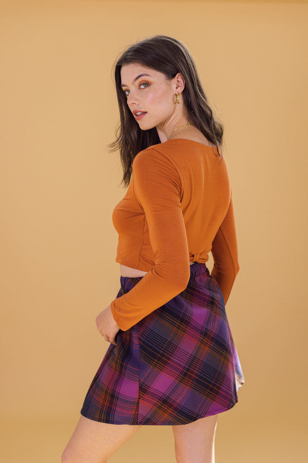 Skirt Jojo Purple plaid