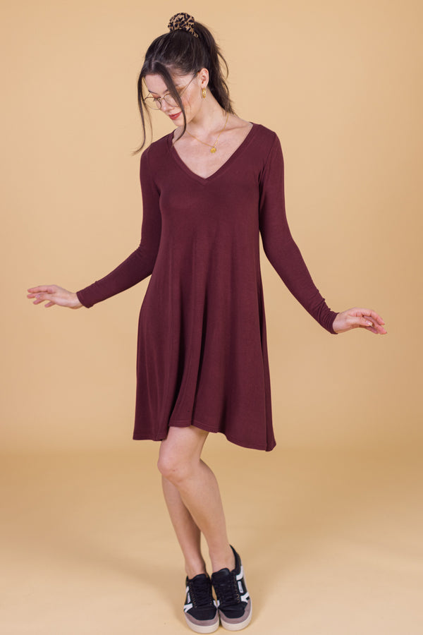 Dress Lazie Burgundy