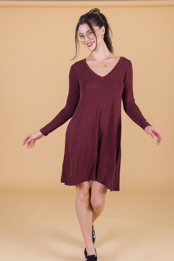 Dress Lazie Burgundy