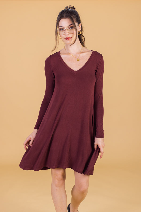 Dress Lazie Burgundy