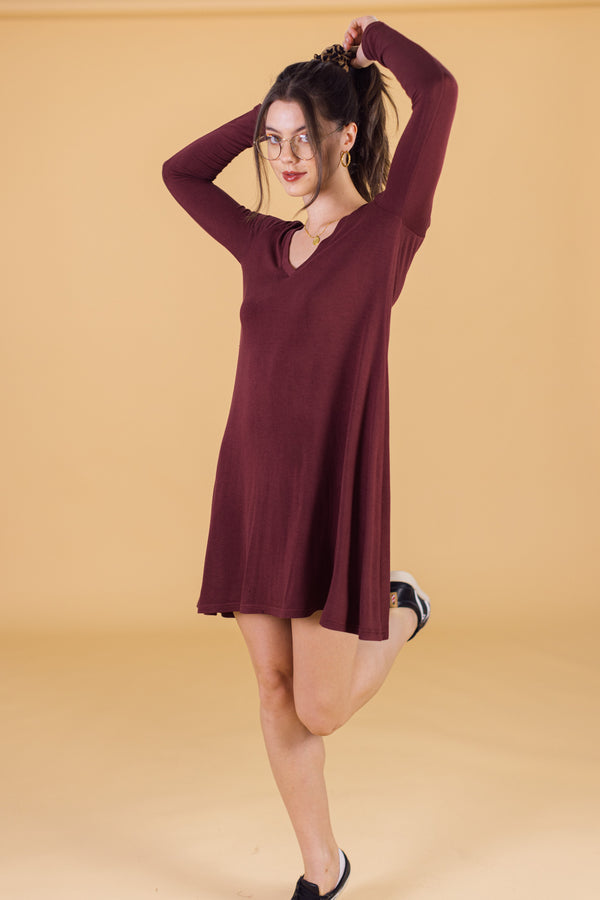 Dress Lazie Burgundy