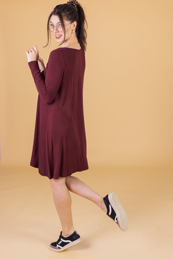 Dress Lazie Burgundy