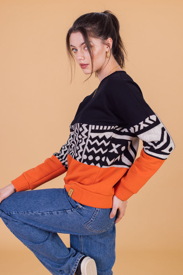 Sweater Mia Boho Orange