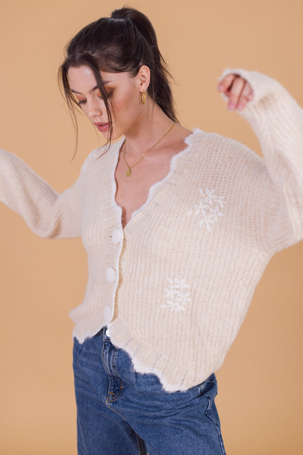 Cardigan Dorothea Sand