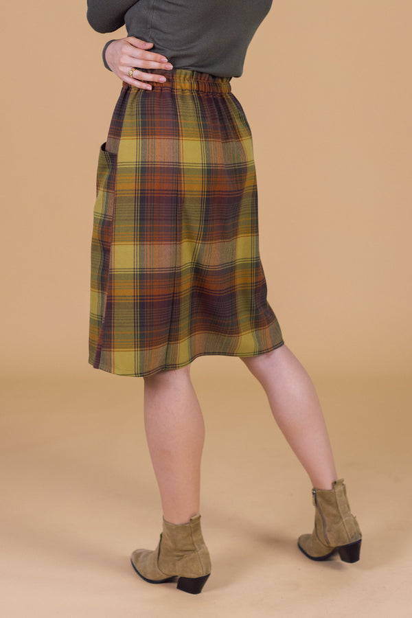 Skirt Cailen Earthy Plaid