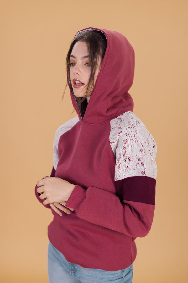 Hoodie Vera Rouge Laced