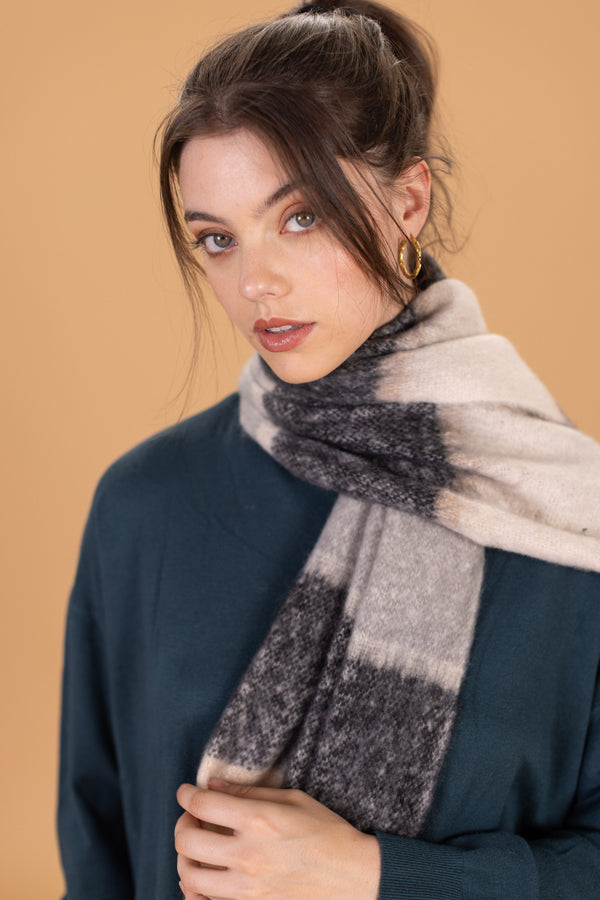 Scarf Milo Grey