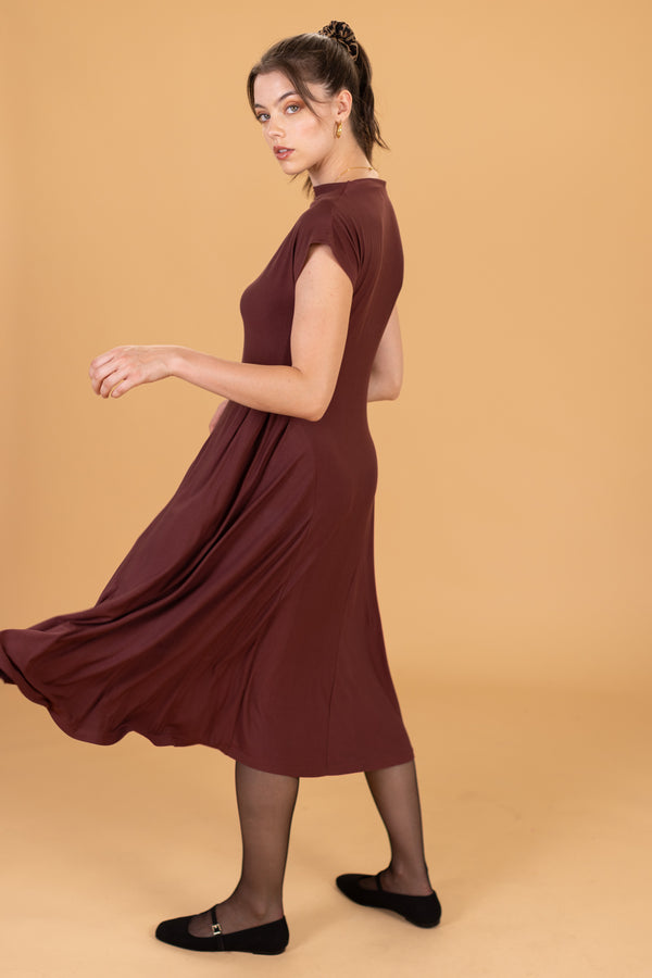 Dress Everly Maroon