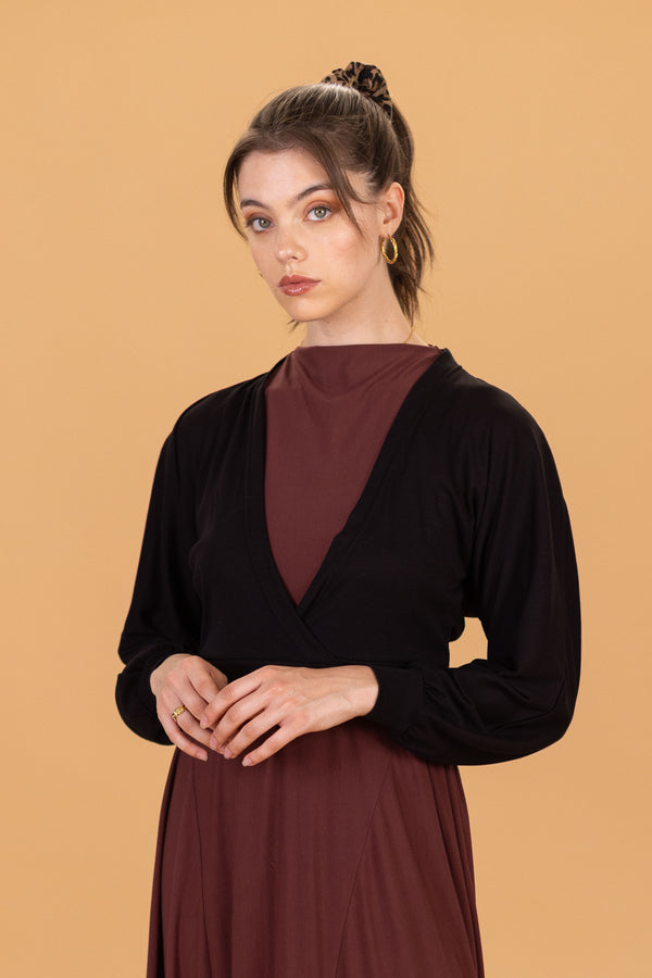 Shrug Top Vito Black