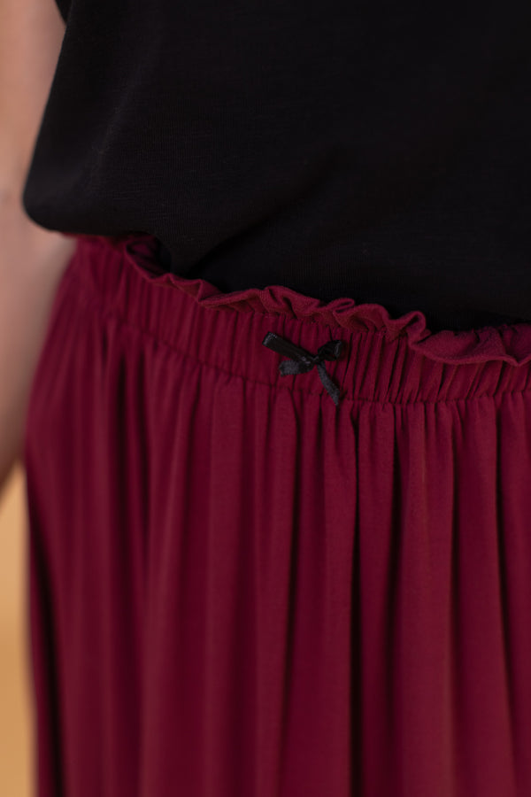 Skirt Whisper Burgundy