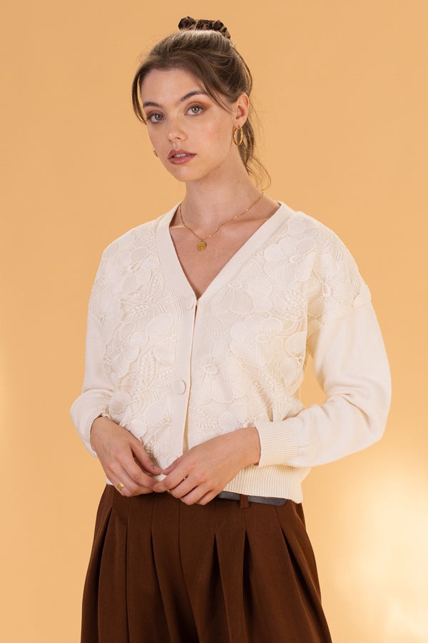 Cardigan Savoir Cream