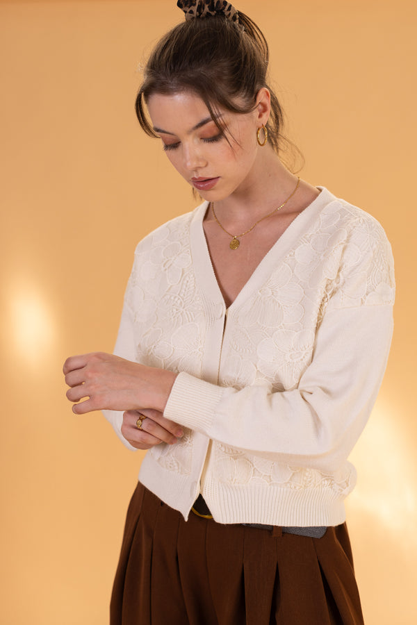 Cardigan Savoir Cream