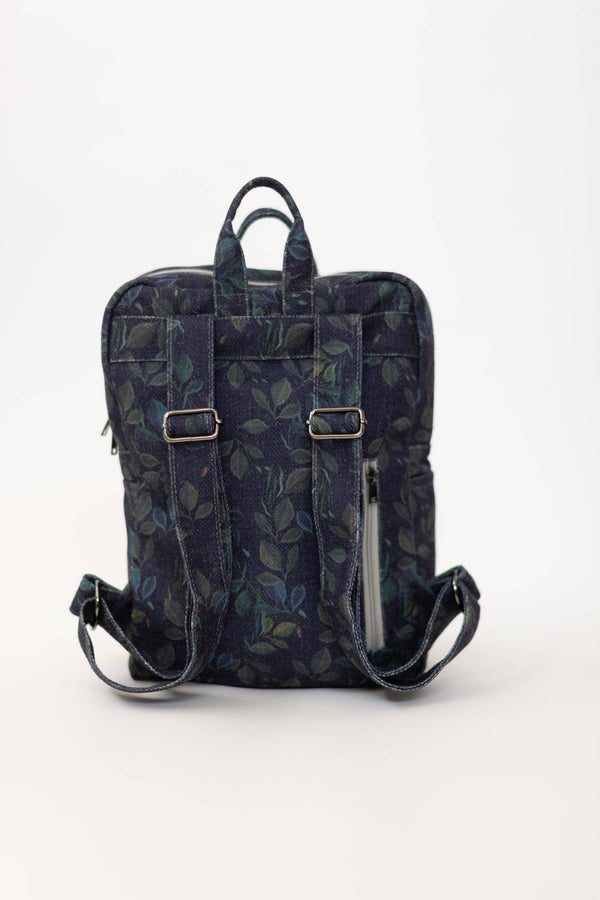 Backpack Alaia Flowers Blue