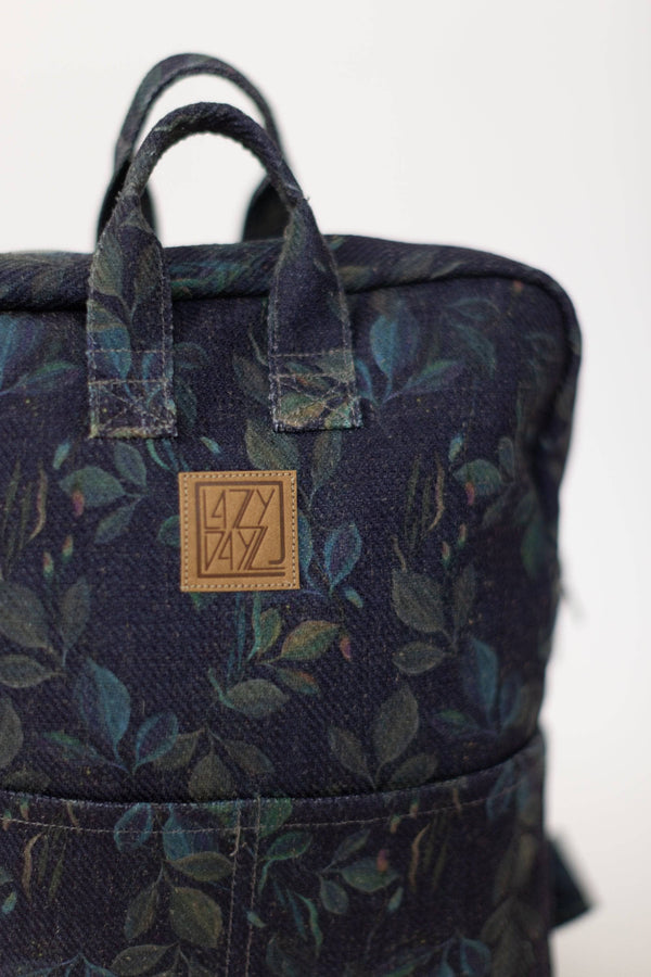 Backpack Alaia Flowers Blue