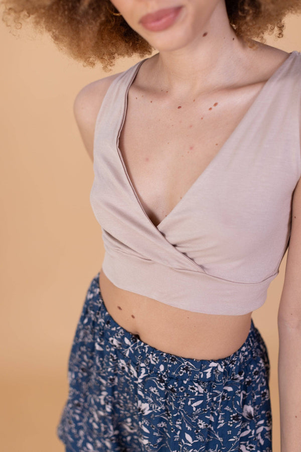 Crop Top Itzel Beige