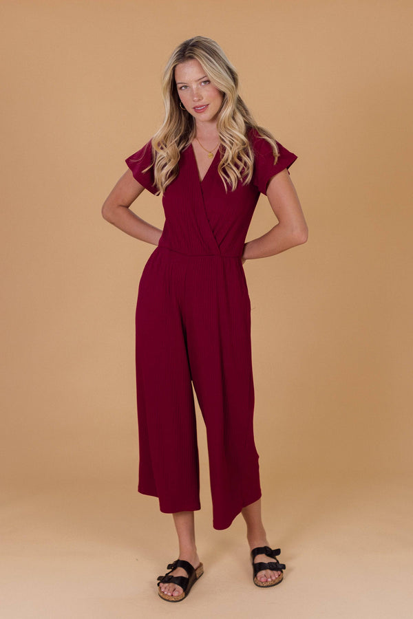 Jumpsuit Ella Wine Red