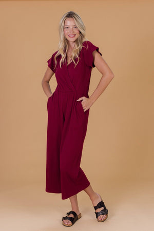 Jumpsuit Ella Wine Red