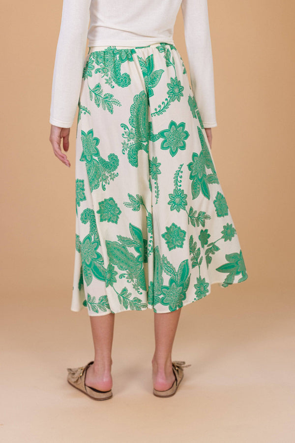 Jupe Culotte Jessie Green Floral