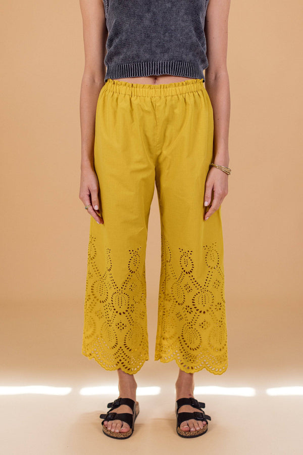 Pants Thelma Mustard.