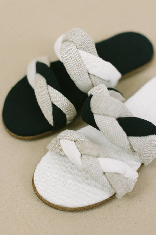 Sandals Ikaria Black & White