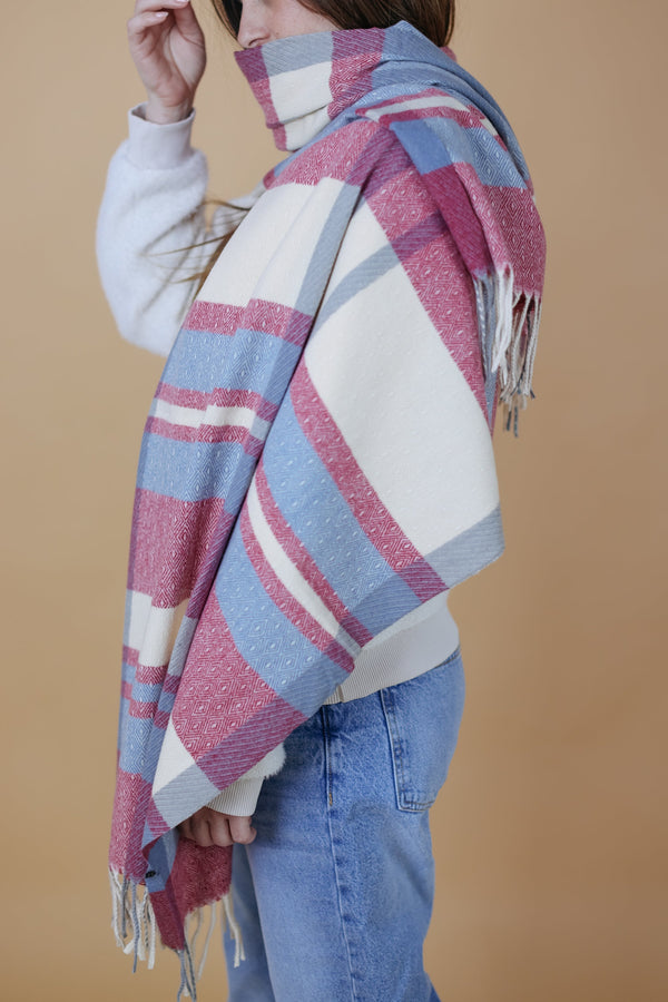 Scarf Cartmel Magenta Pink