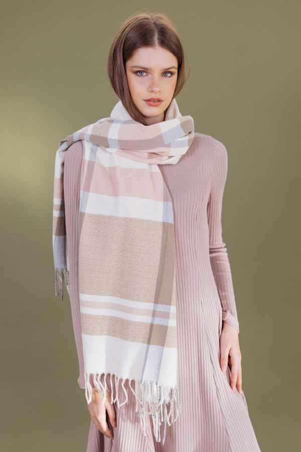 Scarf Cartmel Pink Pink