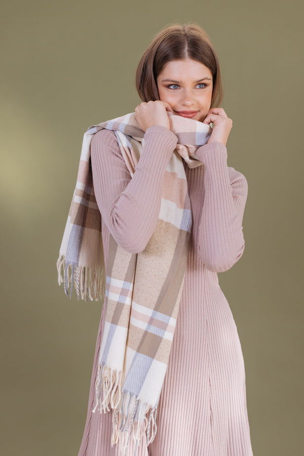 Scarf Cartmel Pink Pink