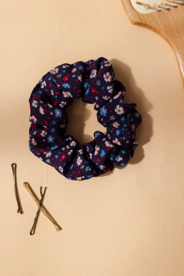 Scrunchie Tara Floral Blue