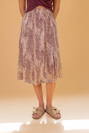 Skirt Eva Leopard Spots