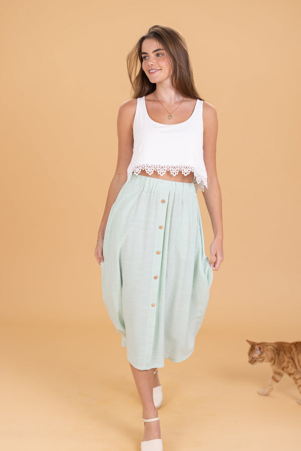 Skirt Marisa Stripes Mint