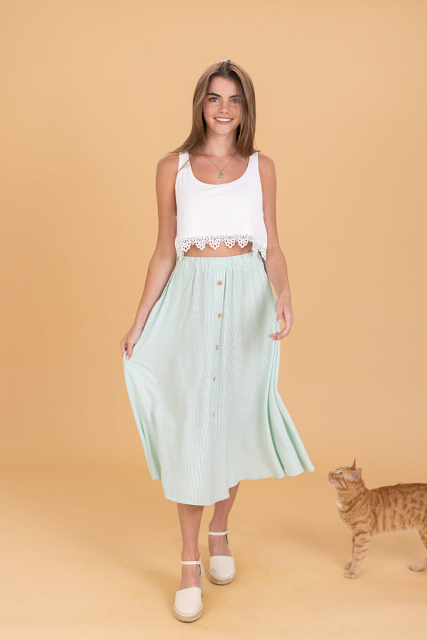 Skirt Marisa Stripes Mint