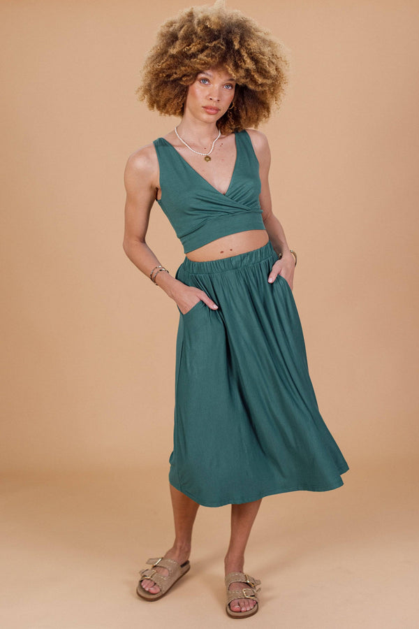 Skirt Serena Emerald Green