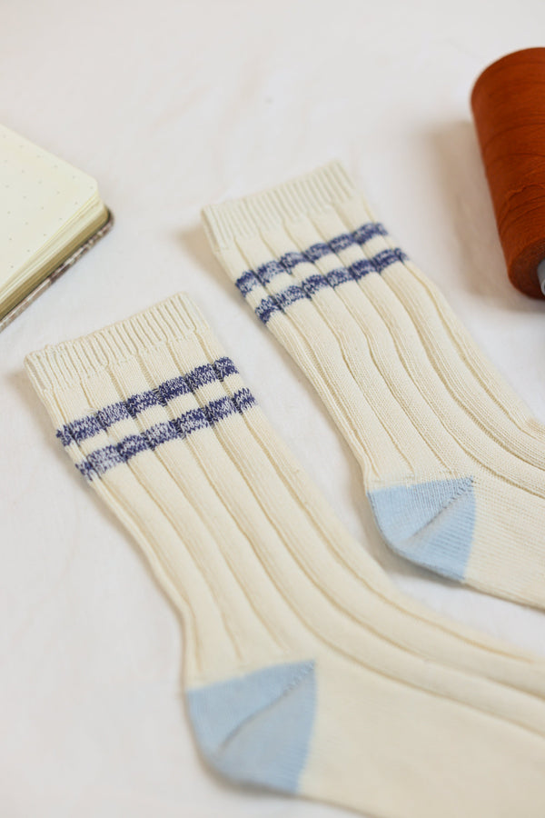 Socks Knit Nook White White