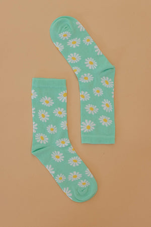 Socks Mint Flowers Mint