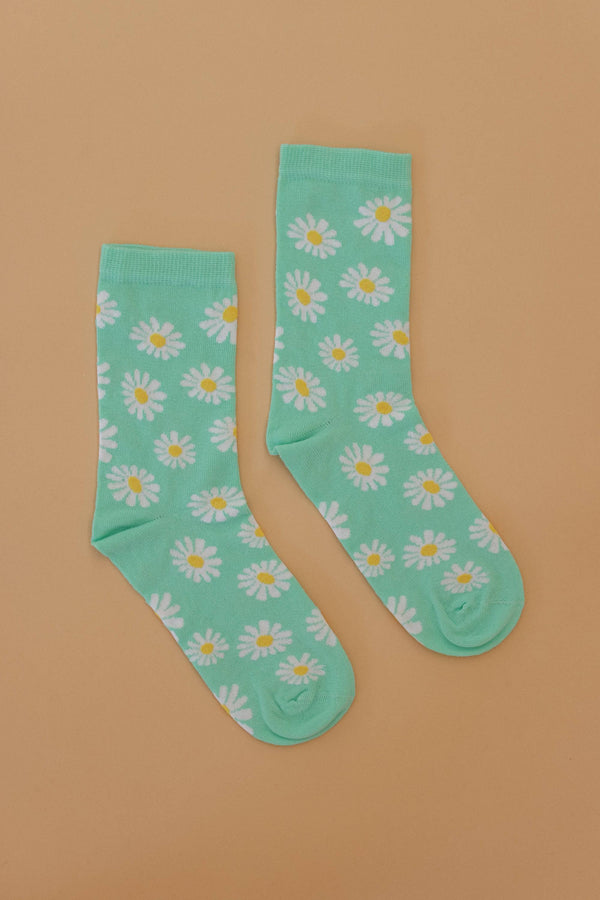 Socks Mint Flowers Mint