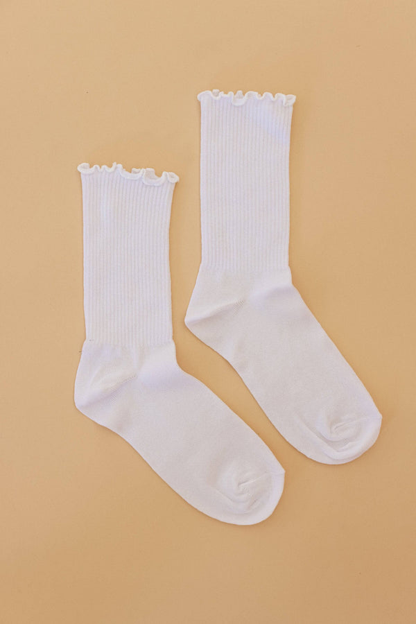 Socks Rafly White White