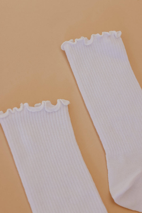 Socks Rafly White White