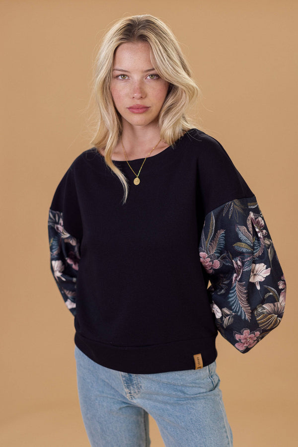 Sweater Caelia Black Orchids