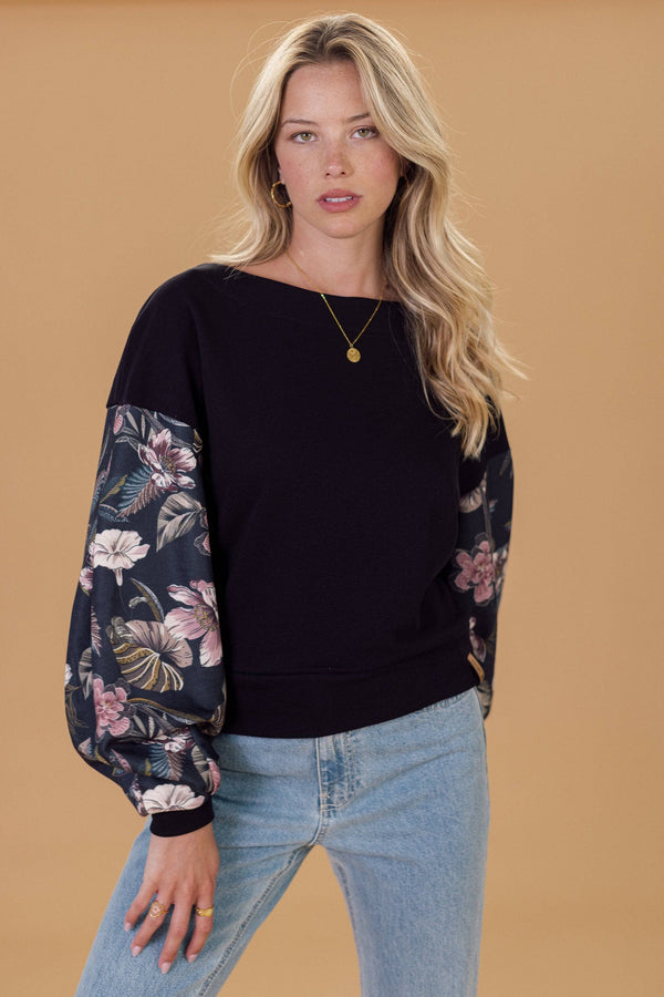 Sweater Caelia Black Orchids