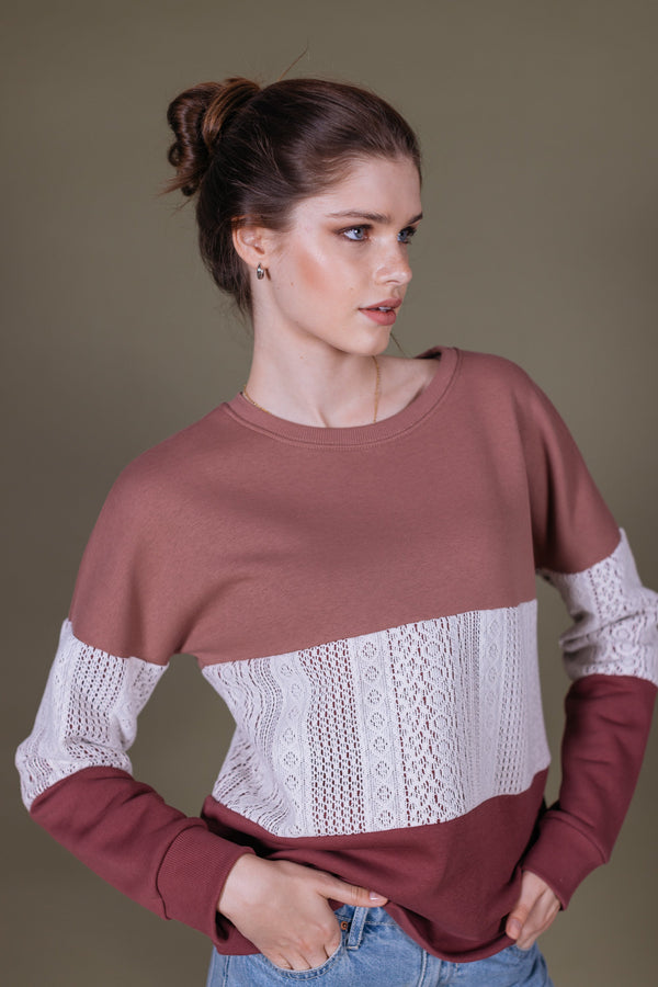 Sweater Mia Berry Lace