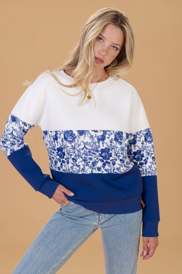 Sweater Mia Deer Blue