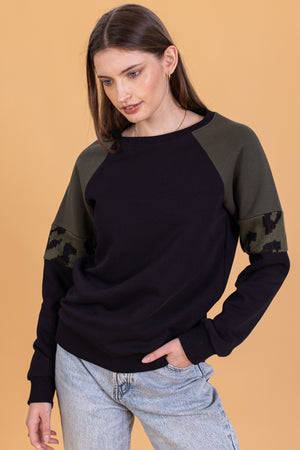 Sweater Sharon Black Leo Olive