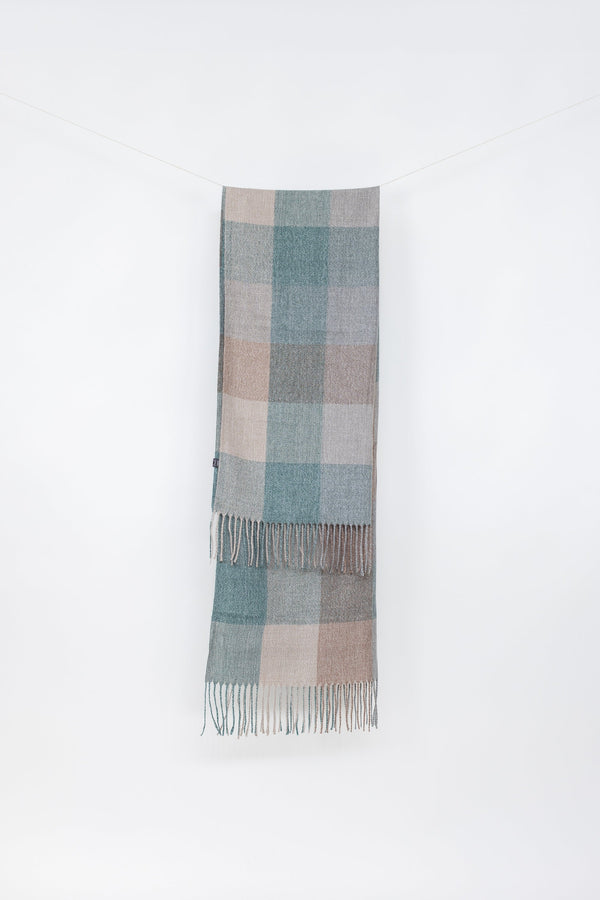 Scarf Piper Brown Green Green