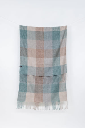 Scarf Piper Brown Green Green