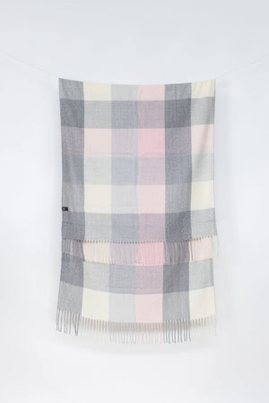 Scarf Piper Grey Light Pink Grey