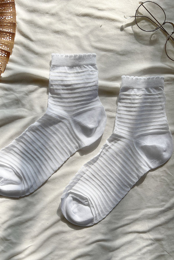 Socks Calling All Feet OneSize(37-40) / White